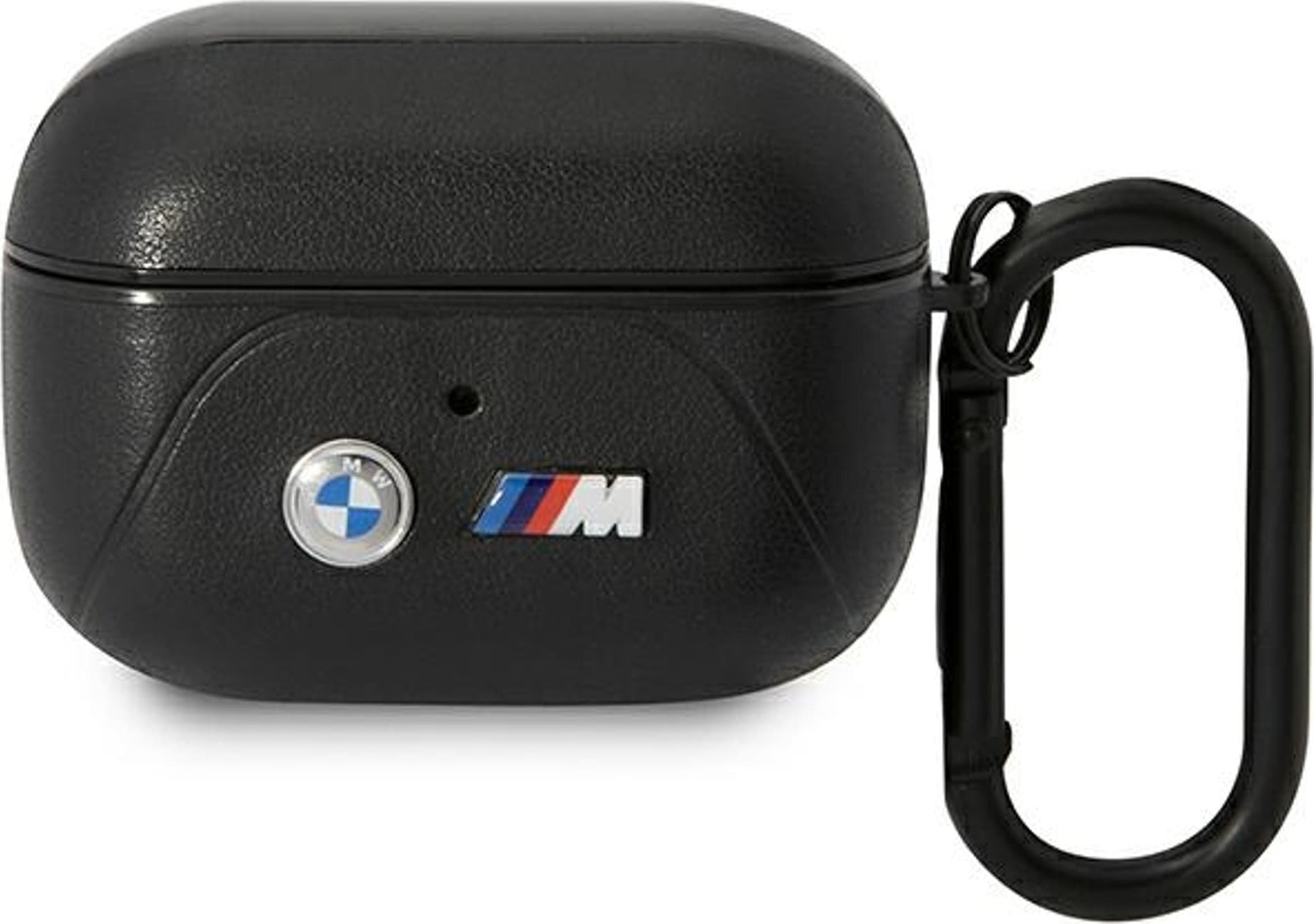 BMW BMW BMAP22PVTK AirPods Pro cover czarny/black Leather Curved Line