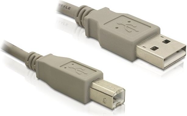 Kabel USB Delock USB-A - USB-B 3 m Biały (82216)
