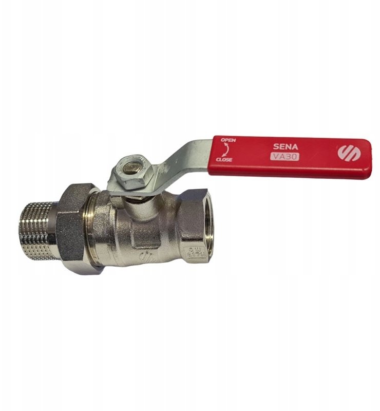 Arco Zawór zawór kulowy prosty z półśrubunkiem i dźwignią 1/2” (DWZ)