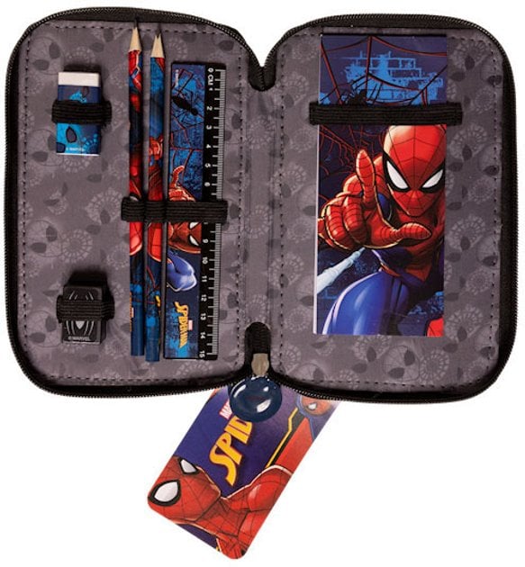 Piórnik Spiderman SPIDERMAN filled double pencil case