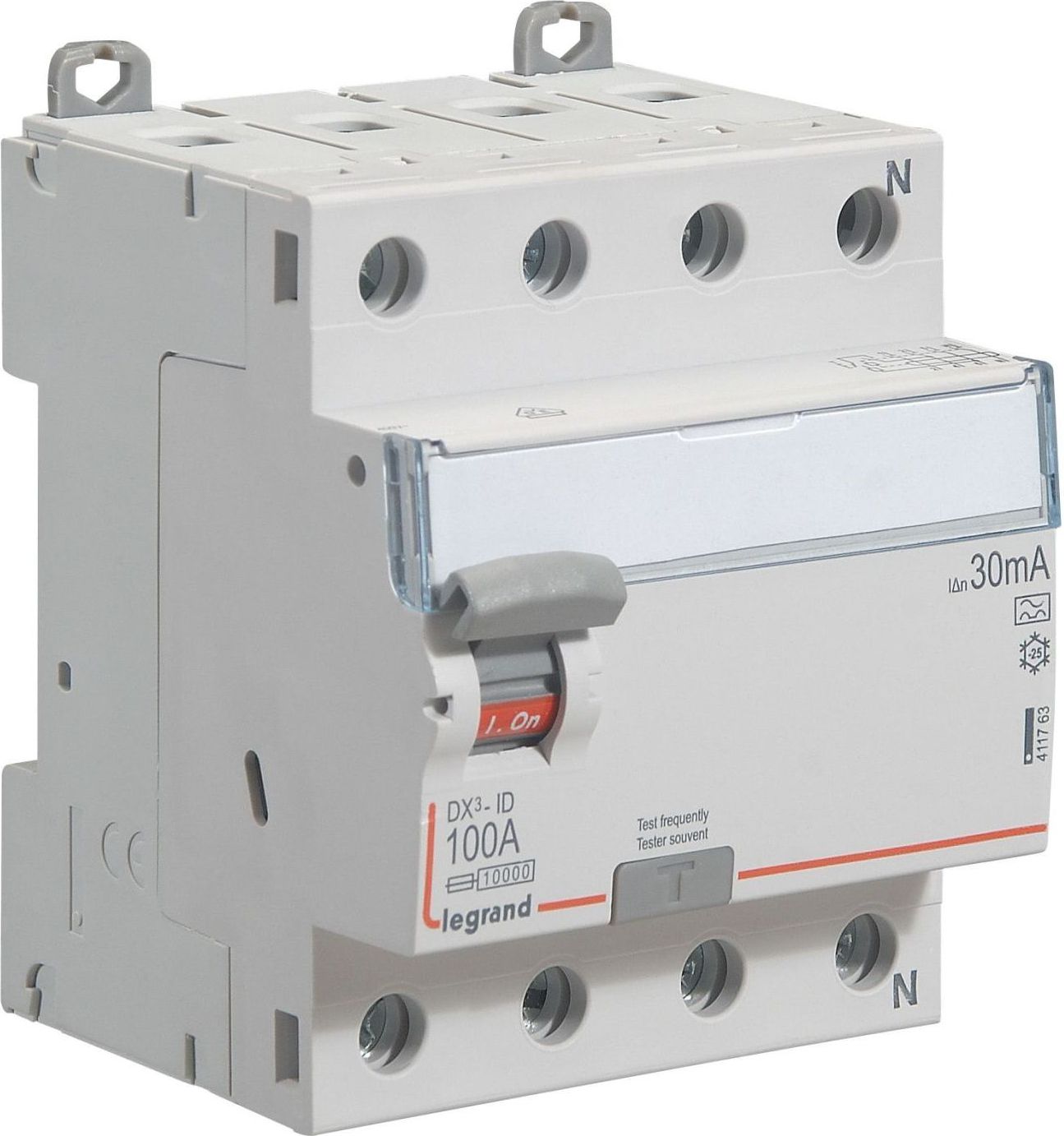 Legrand Wyłącznik różnicowopradowy 4P 100A 0,03A typ A P304 DX3 (411763)