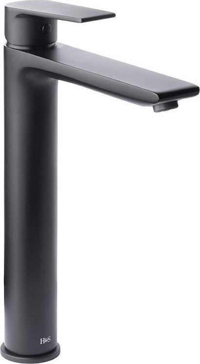 Bateria umywalkowa Hagendsen&Smith jednootworowa wysoka Czarny matowy
