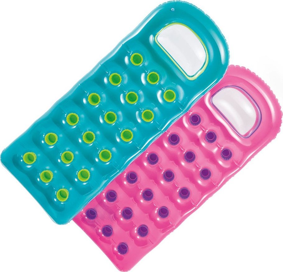 Intex Materac plażowy z okienkiem 188 x 71 cm INTEX 59895 turkusowy