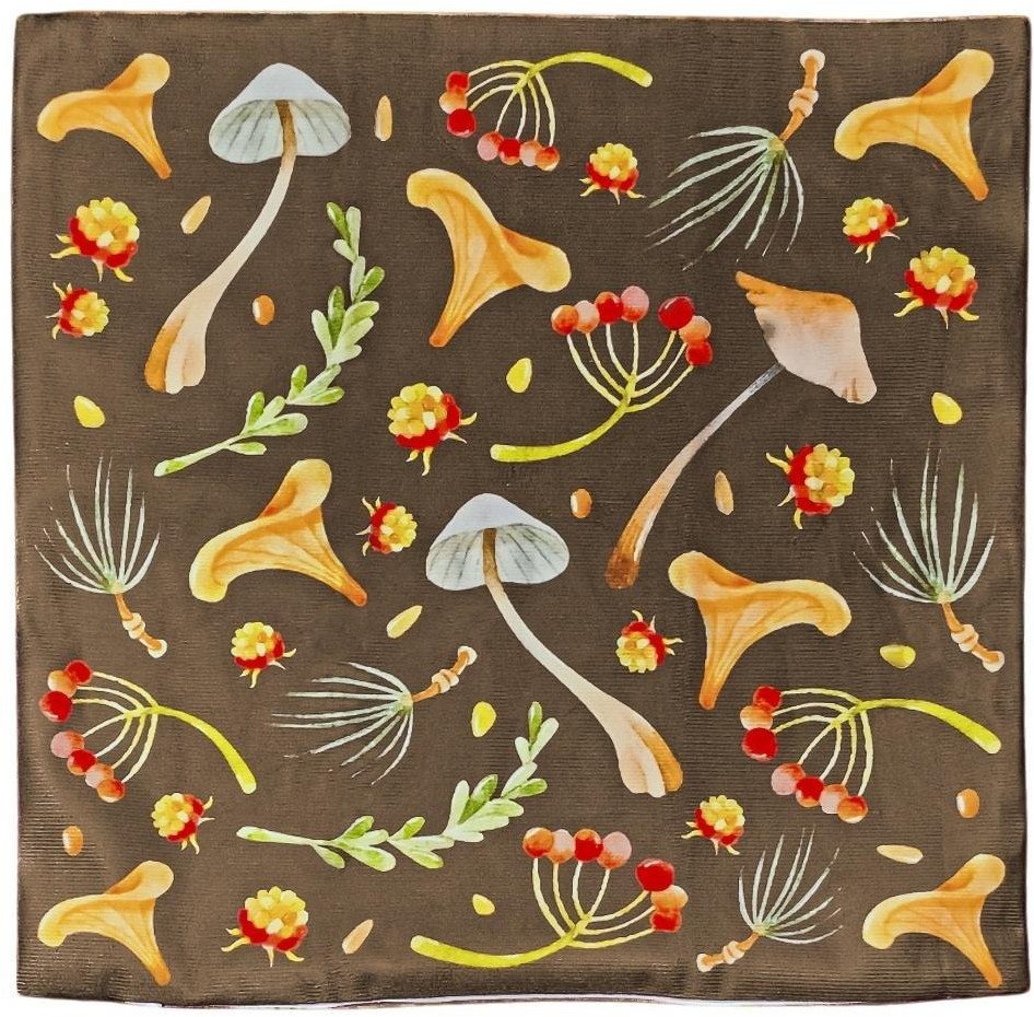 Poszewka z nadrukiem dwustronnym. Grzyby EDUKAMP