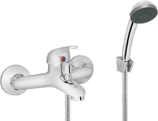 Bateria wannowa Invena Mitris ścienne chrom (BW-79-KPL-Q)