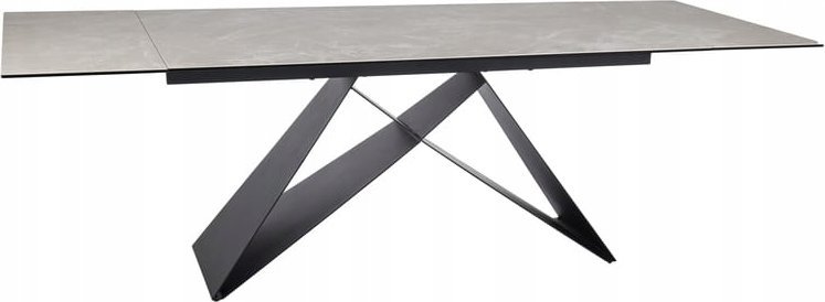 Signal Stół WESTIN CERAMIC (160-240)x90 krem Diamond Cream/czarny mat