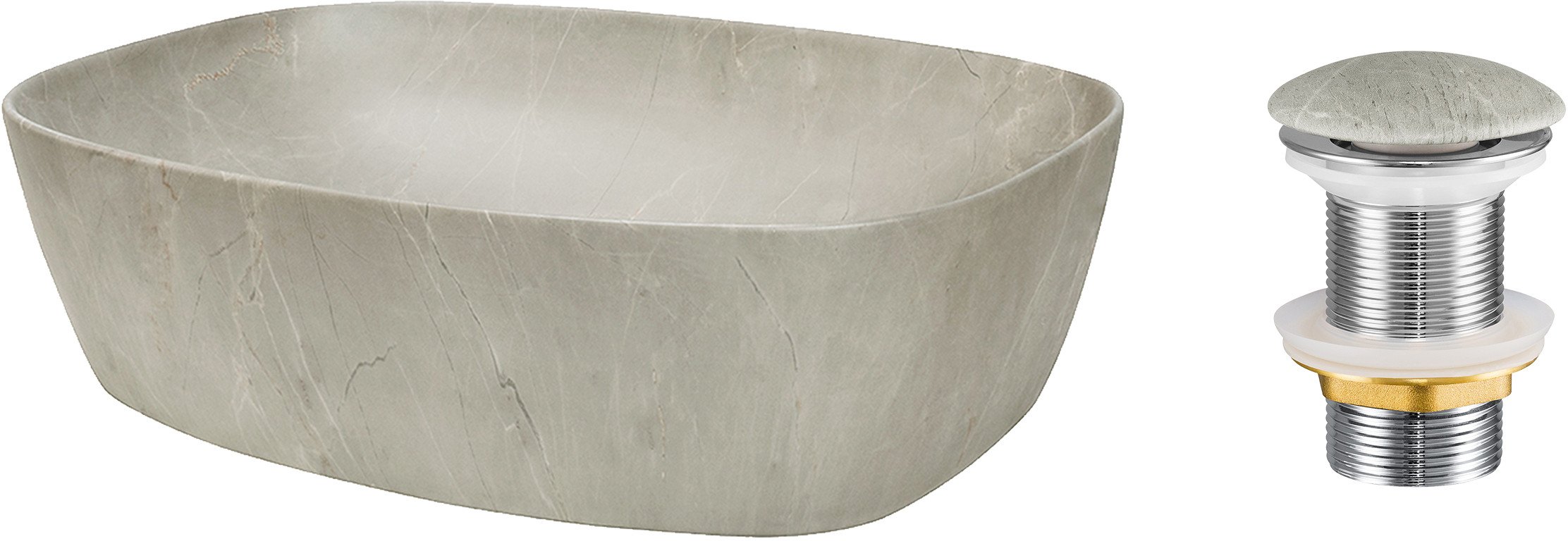 Zestaw Umywalkowy z Korkiem Click-Clack