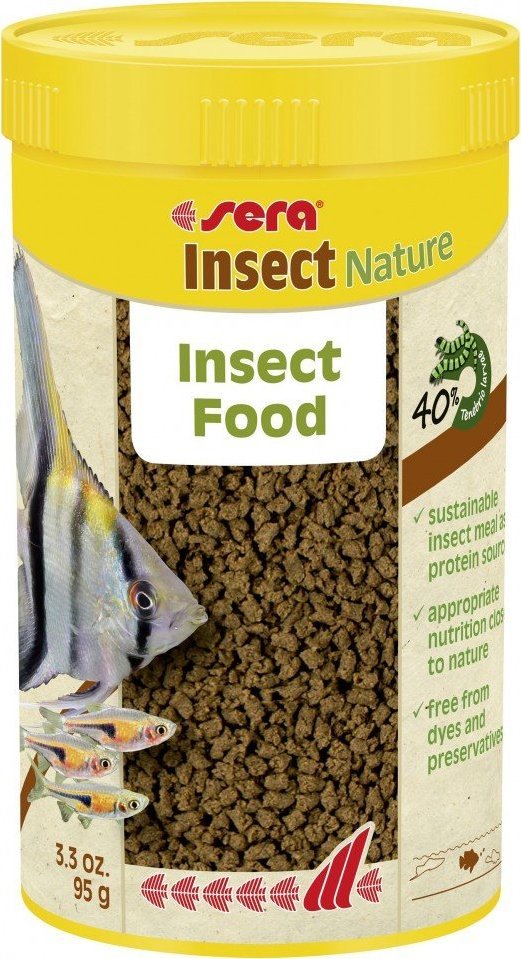 Sera Insect Nature 250 ml, pokarm podstawowy