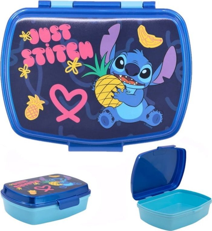 Stor Śniadaniówka pojemnik na kanapki lunchbox Stitch Lilo