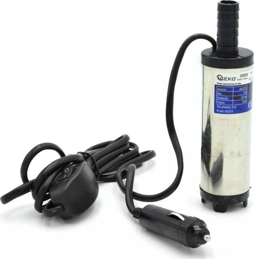 Geko POMPA ZANURZENIOWA DO OLEJU 24V/230V 38MM (40) G00939 GEKO
