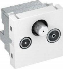 obo-bettermann - Toma r-tv SAT ant-3sd RW1 45 x 45 mm PC