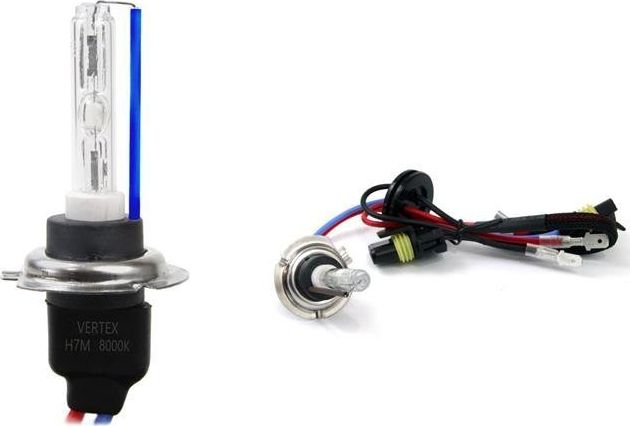 AMiO Żarówka ksenonowa, żarnik xenon H7M 8000K metal