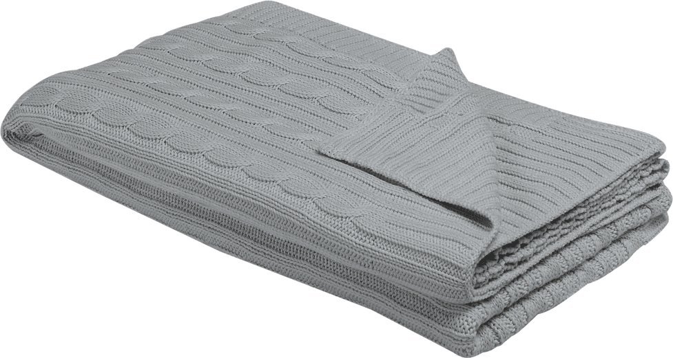 Beliani Koc 110 x 180 cm szary ANAMUR