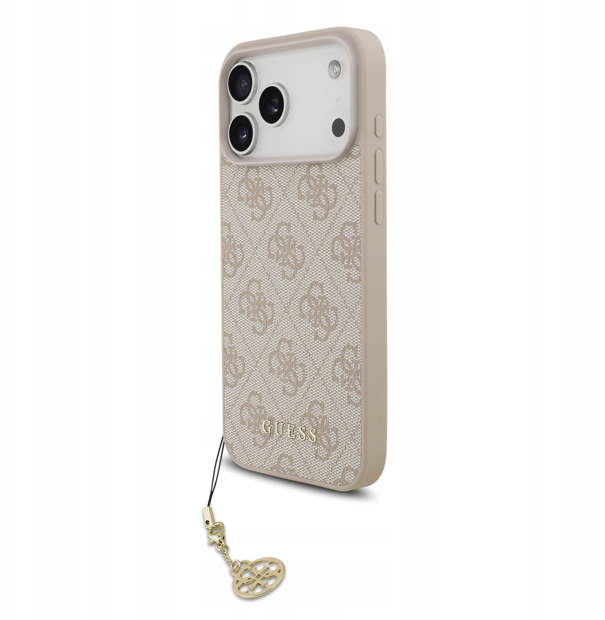 Etui Guess 4G Charms Collection MagSafe do iPhone 17 Pro Max różowy