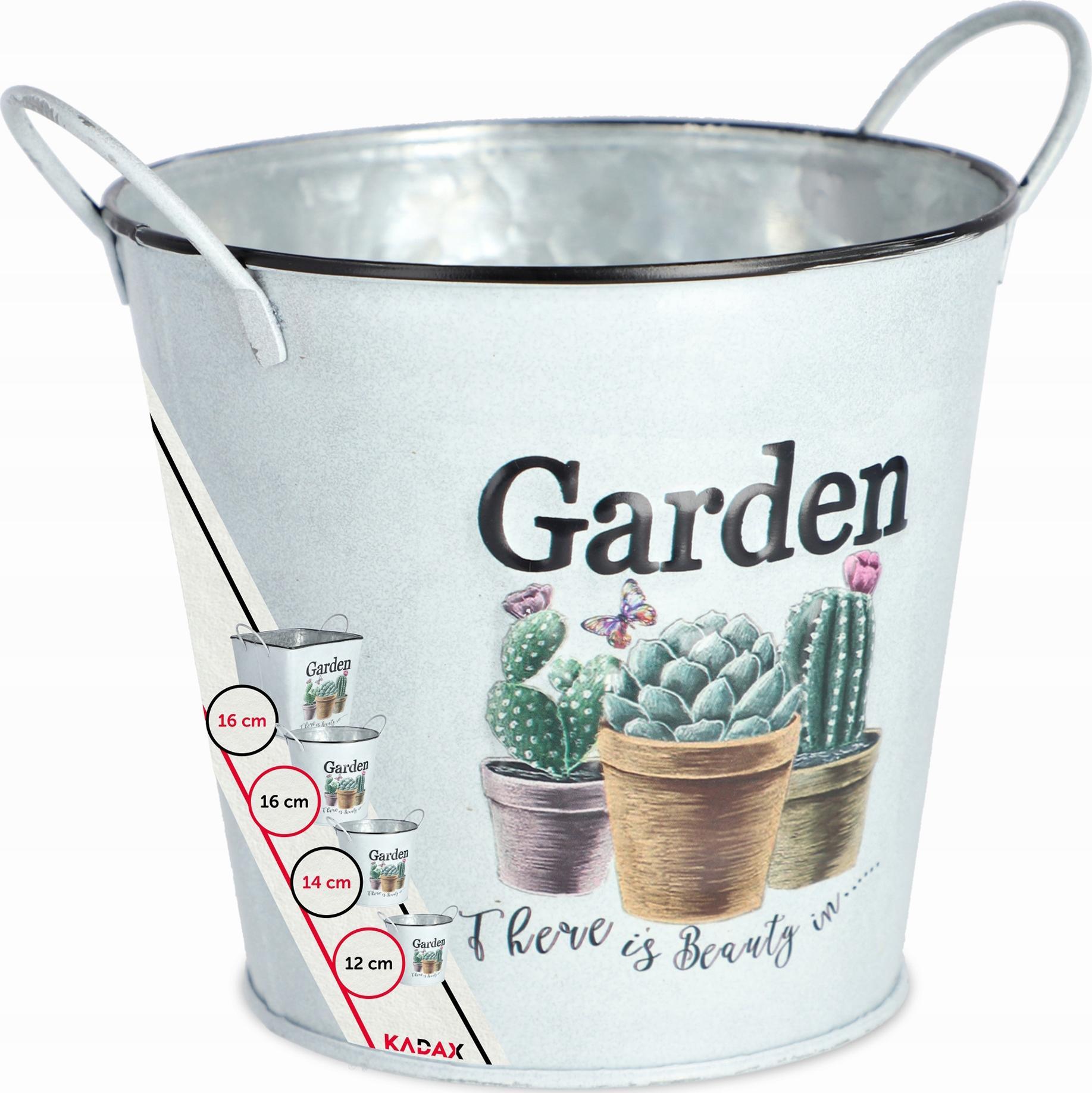 Kadax DONICZKA NA KWIATY ROŚLINY OSŁONKA DONICA 12 cm