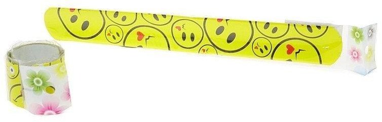 Bransoletka odblaskowa samozaciskowa emotki