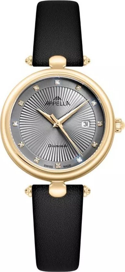 Zegarek damski Appella L50002.1247DQ czarny