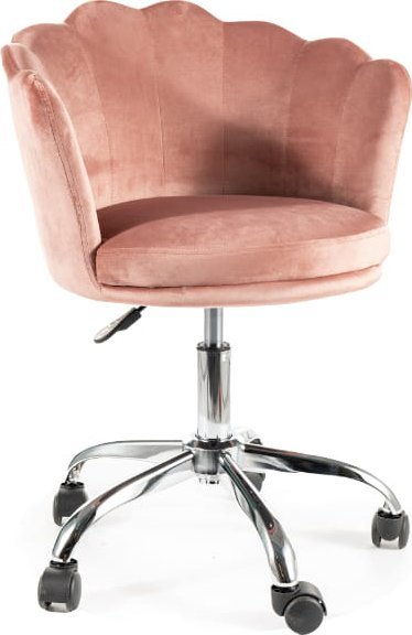 Signal Fotel obrotowy ROSE VELVET antyczny róż SIGNAL