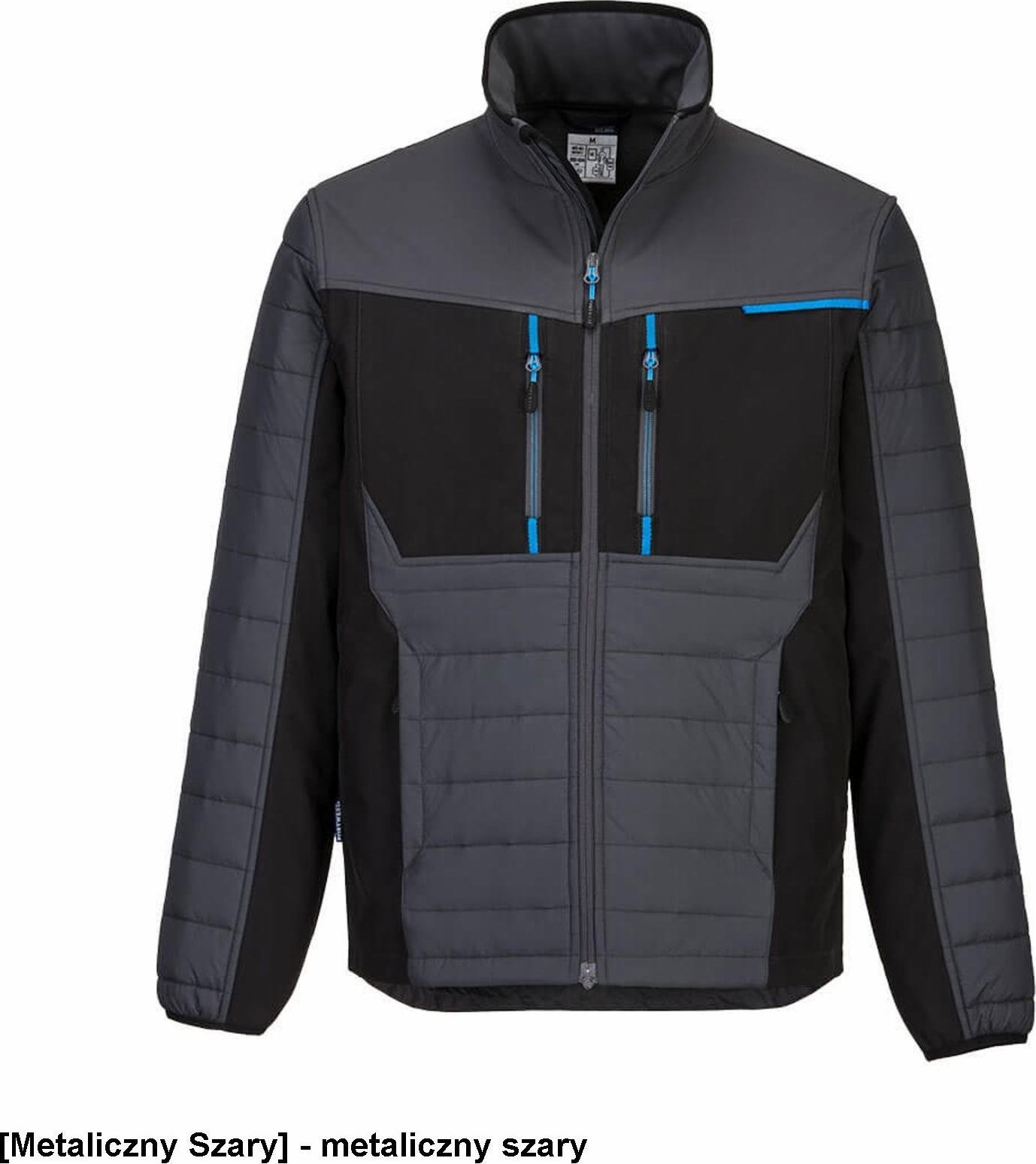 Portwest T752 - Kurtka Hybrydowa Baffle WX3 - metaliczny szary 3XL