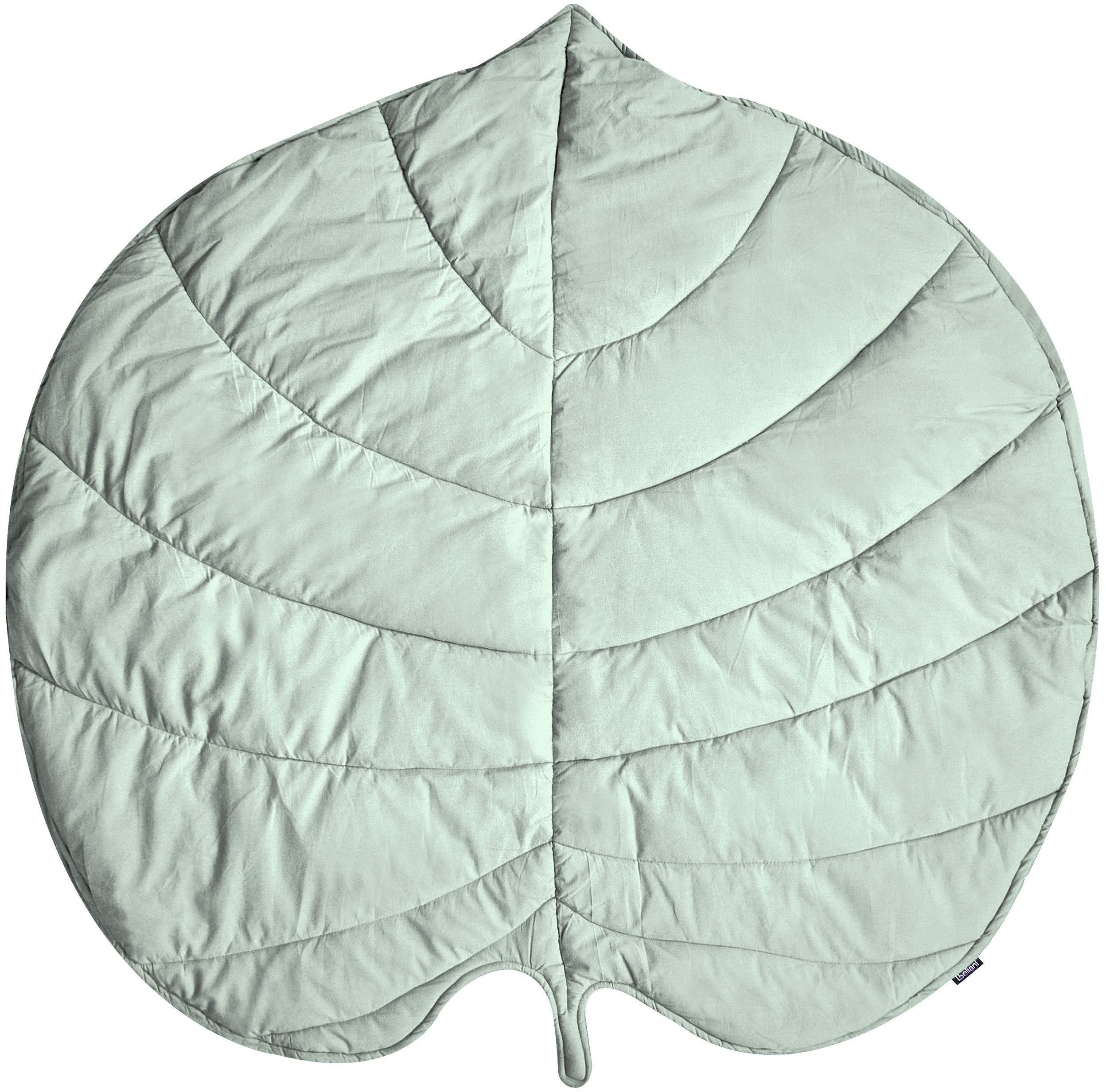 Mata do zabawy liść 110 x 110 cm jasnozielona EOLIA