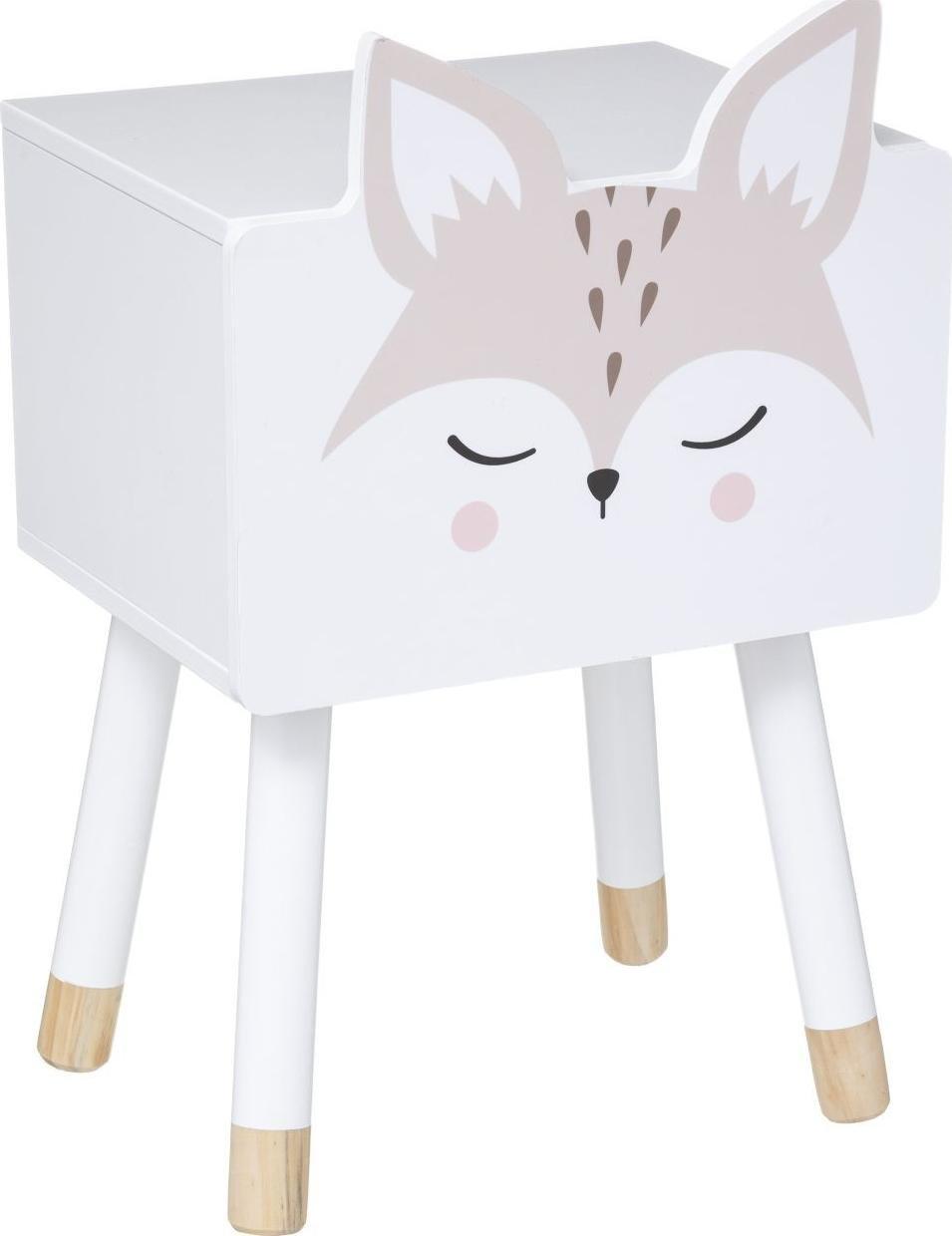 Atmosphera Szafka nocna dla dziecka Stolik nocny Lisek MDF