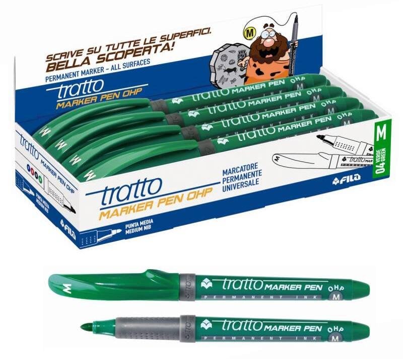 Tratto - Marker permanentny M-4,2 mm Zielony / 806704