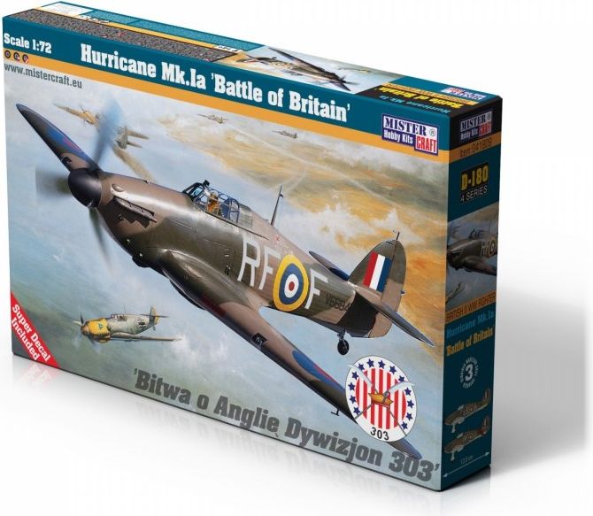 Olymp Aircraft Model samolotu Hurricane Mk.Ia "Battle of Britain" D-180