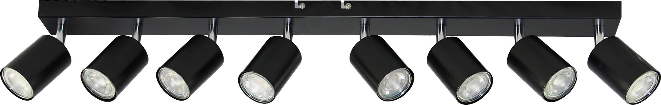 Lampa sufitowa Orno DOA oprawa ścienno-sufitowa, moc max. 8x50W, GU10, IP20, czarna