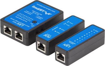 Lanberg Tester kabli POE / RJ-45 / RJ-11 / Coaxial (NT-0404)
