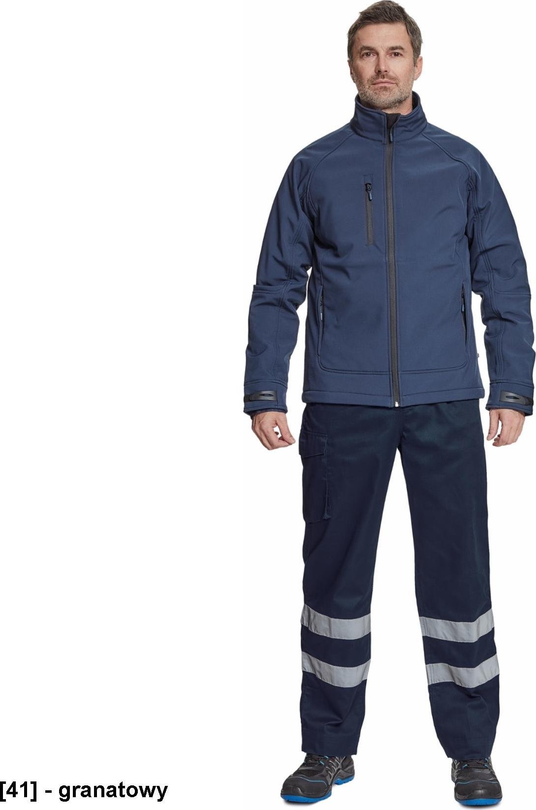 CERVA CHITRA SOFTSHELL - kurtka - granatowy XS