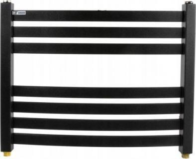 Grzejnik łazienkowy Radeco Grzejnik łazienkowy drabinkowy 41,5x53cm LUPO czarny