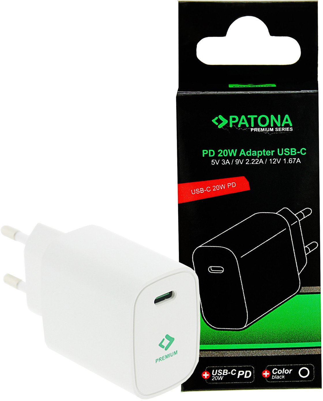 PATONA 2592 ładowarka do urządzeń przenośnych Telefon komórkowy Biały USB Wewnętrzna