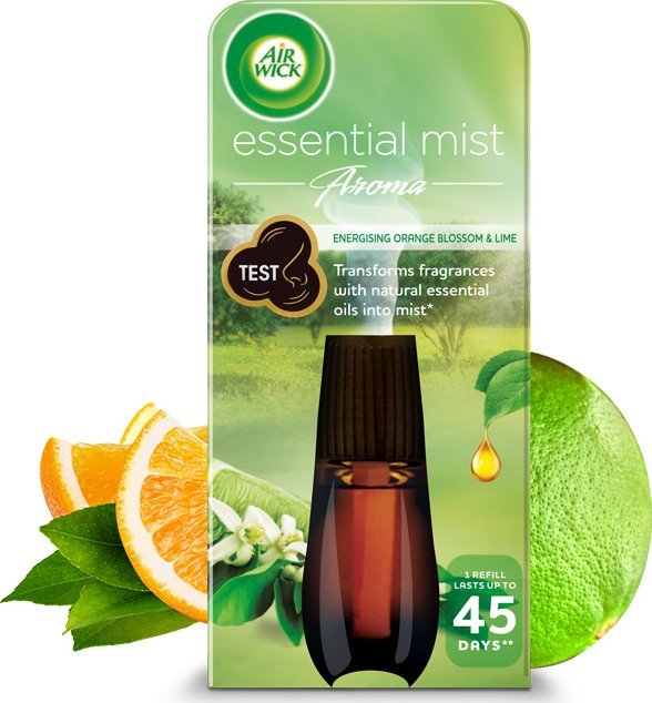 Air Wick Air Wick Aroma Mist Energetyzujący Zapach Kwiatu Pomarańczy i Limonki Wkład