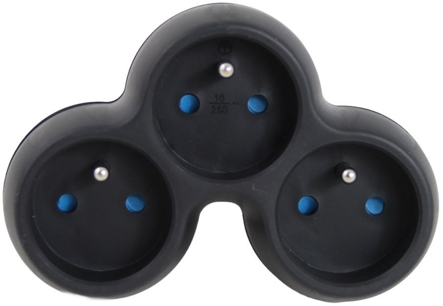 ELK313K Esperanza rozgałęźnik elektryczny 3 gn. czarny