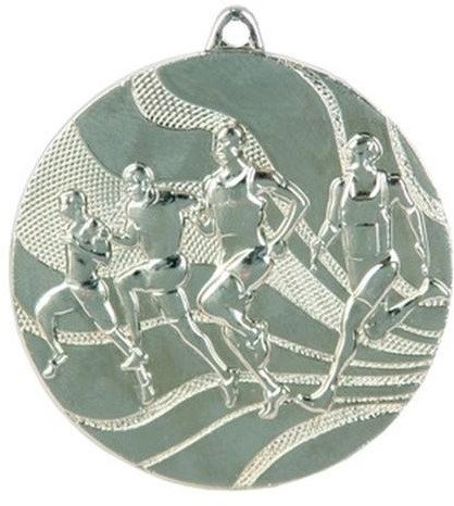 Victoria Sport Medal srebrny stalowy - Biegi z grawerowaniem laserem - RMI