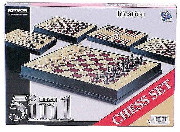 Zestaw gier 5w1 30,5x22x4cm EDUKAMP