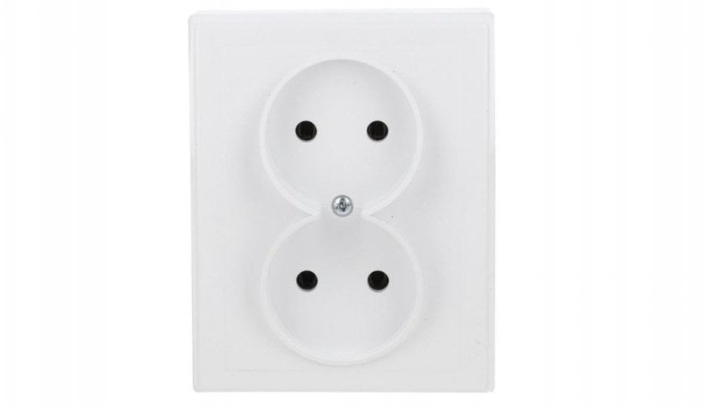 JOWISZ Gniazdo podwójne b/u natynkowe białe GNt-5 Jw