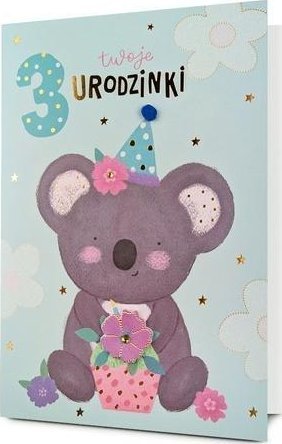 Karnet B6 Urodziny 3