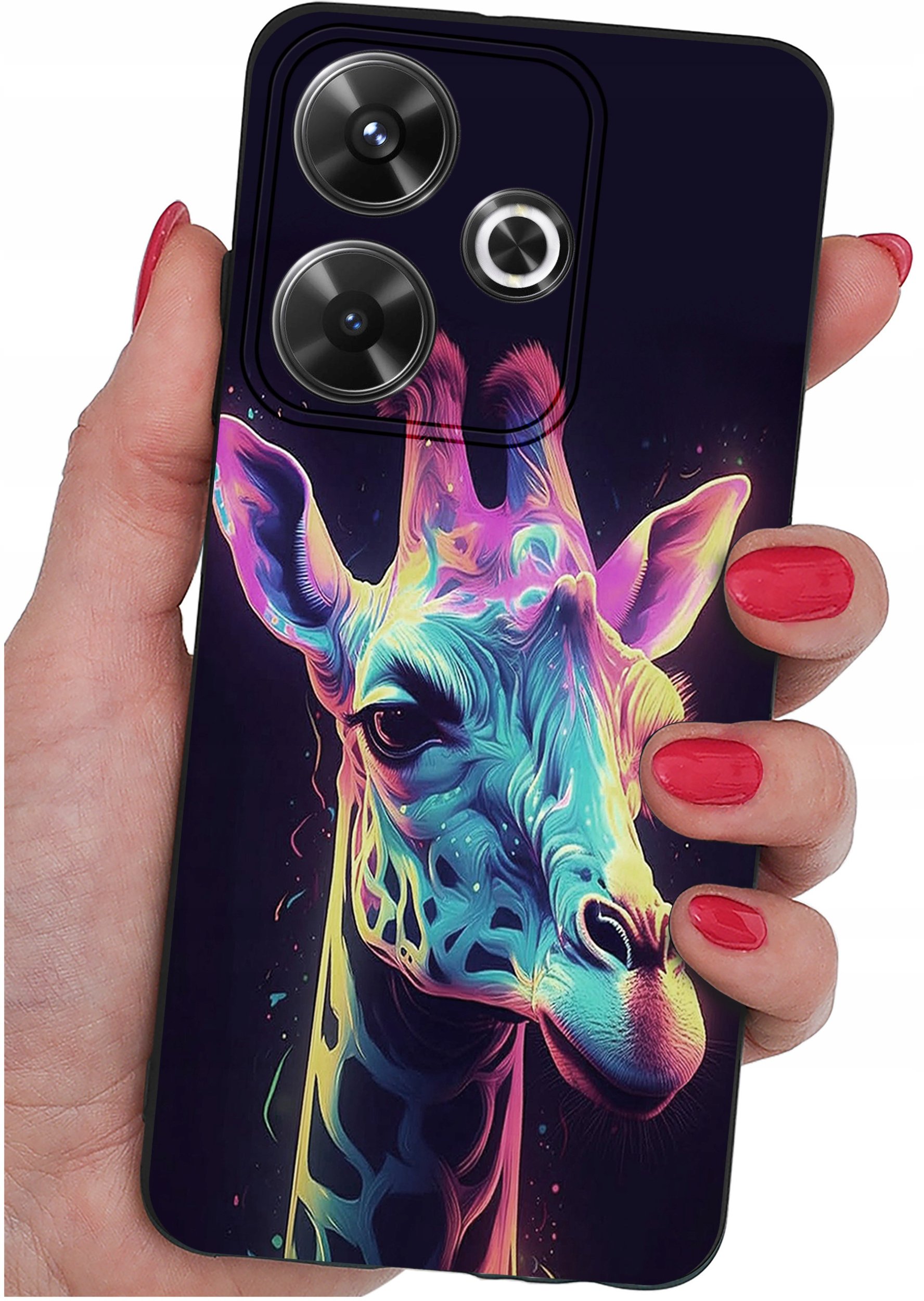 Etui do Xiaomi Redmi 13 4G WZORY |SILIKONOWE MATT CASE + SZKŁO 9H