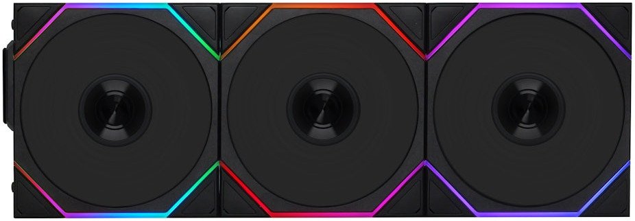 Wentylator Lian Li UNI FAN TL Wireless 120 Reverse Blade 3-pack czarny (12RTL1W3B)