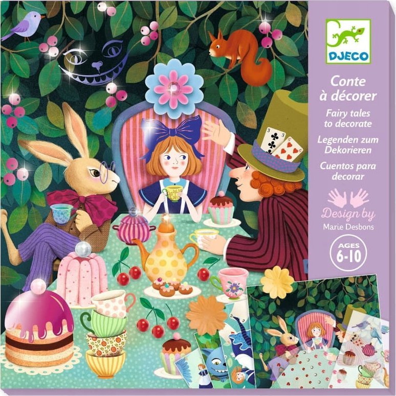 Djeco Pasakos dekoravimui - Alisa stebuklų šalyne