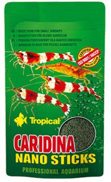 Tropical Caridina Nano Sticks mikropałeczki dla krewetek karłowatych 10g