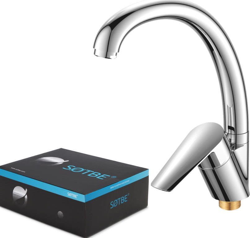 Bateria umywalkowa Sotbe Mardola stojąca chrom (MAR-KA-40201884-umywalka)