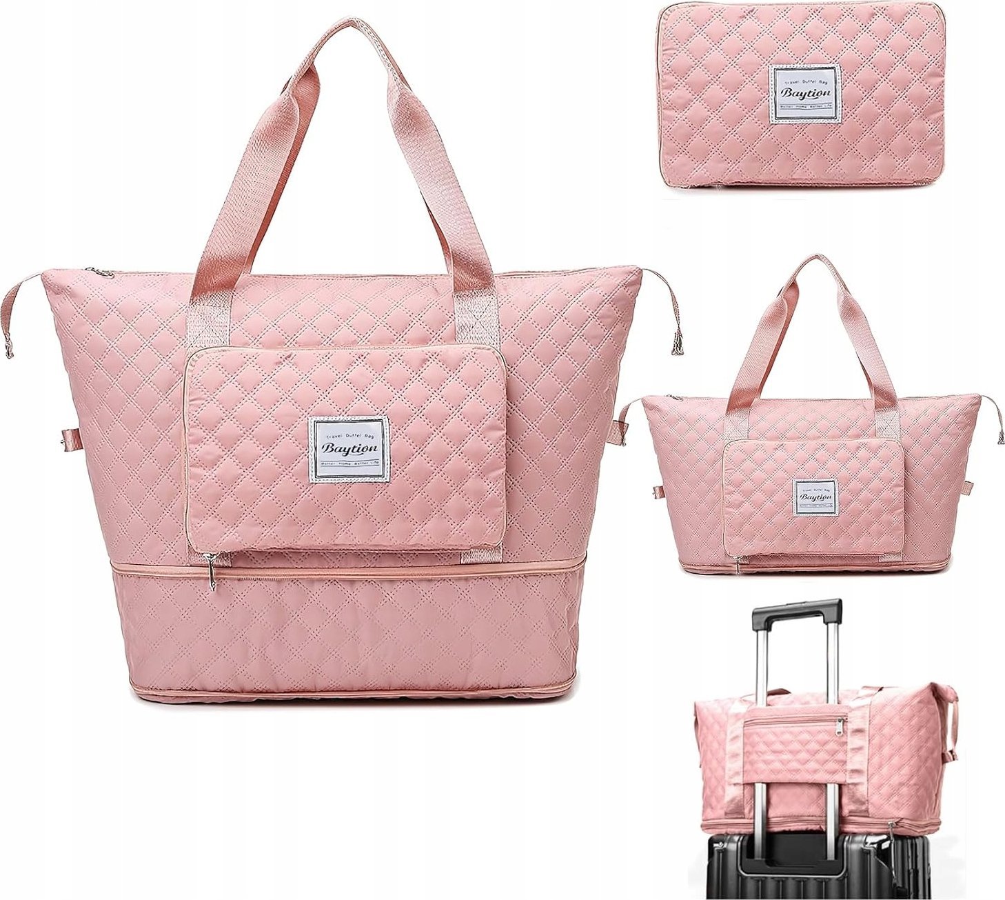 Korbi TORBA PODRÓŻNA CODZIENNA BAGAŻ PODRĘCZNY DO SAMOLOTU SKŁADANA WODOODPORNA