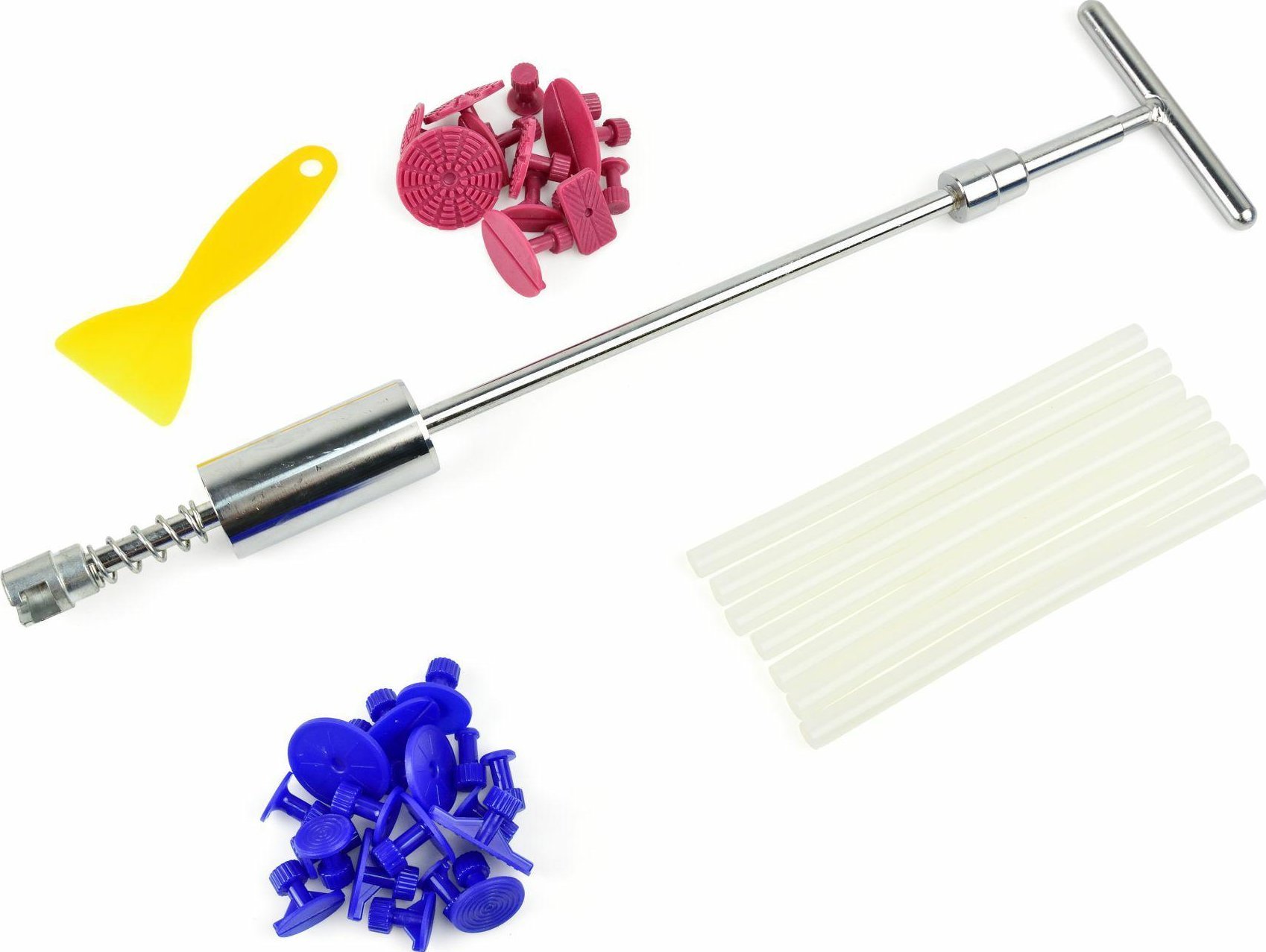 Geko Młotek bezwładnoścniowy do usuwania wgnieceń PDR + akcesoria (20)