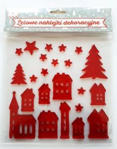 MCD Naklejki żelowe Miasteczko - Święta (MCDW0057)