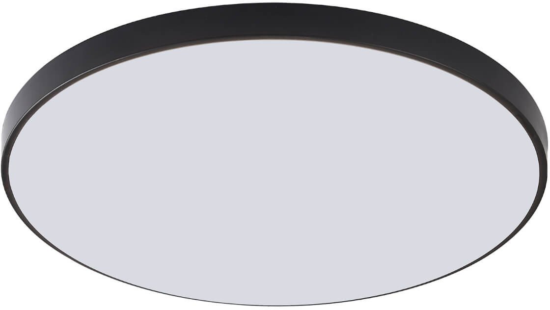 Minimalistyczny plafon Veri WM-C7300-S-BL LED 32W 4000K biały czarny