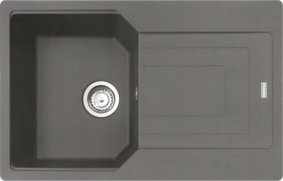 Zlewozmywak Franke Zlewozmywak 1k wbudowywany Fragranit+ Urban UBG 611-78 Kamienny Szary