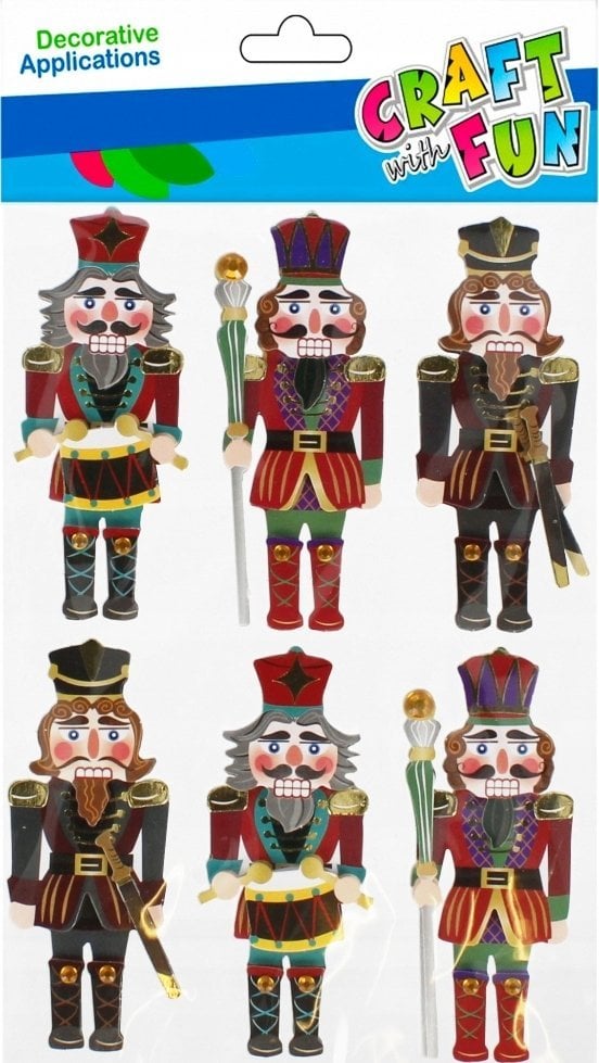 Craft with Fun OZDOBA BN NAKLEJKI 3D 6SZT DZIADEK CF PBH 12/288