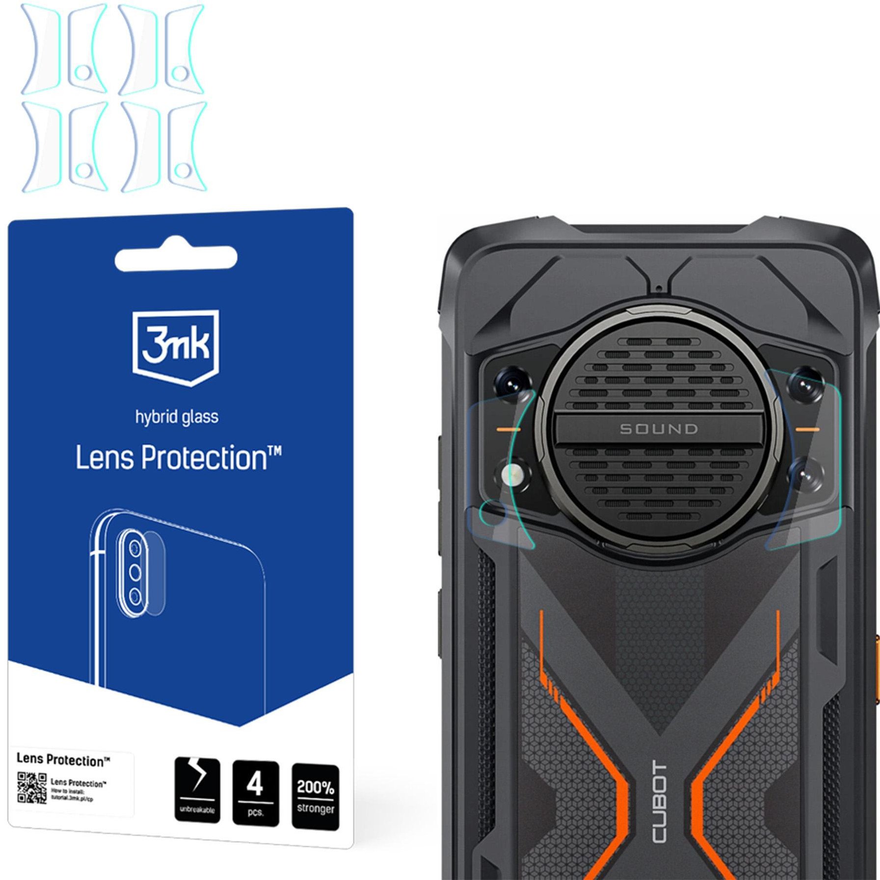 CUBOT KINGKONG POWER 3 - 3MK LENS PROTECTION